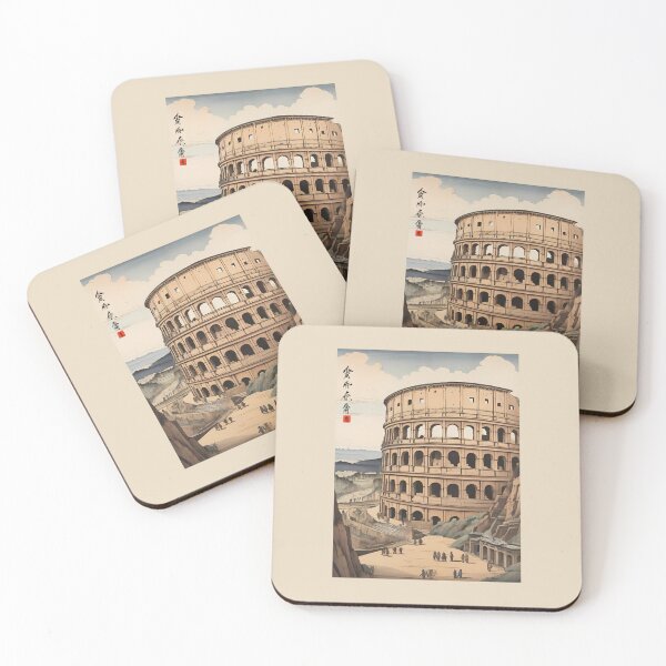 Item preview, Drawing The Colosseum Japanes Style designed and sold by WIKWOK.