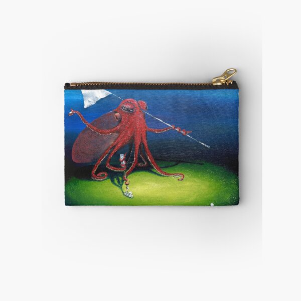 Item preview, For Putt's Sake Octopus Playing Golf designed and sold by OceanicSoiree.