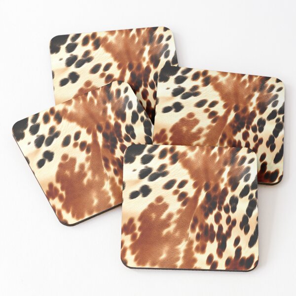Item preview, Brown Black White Spotted Cow Hide designed and sold by HippieFarms11.