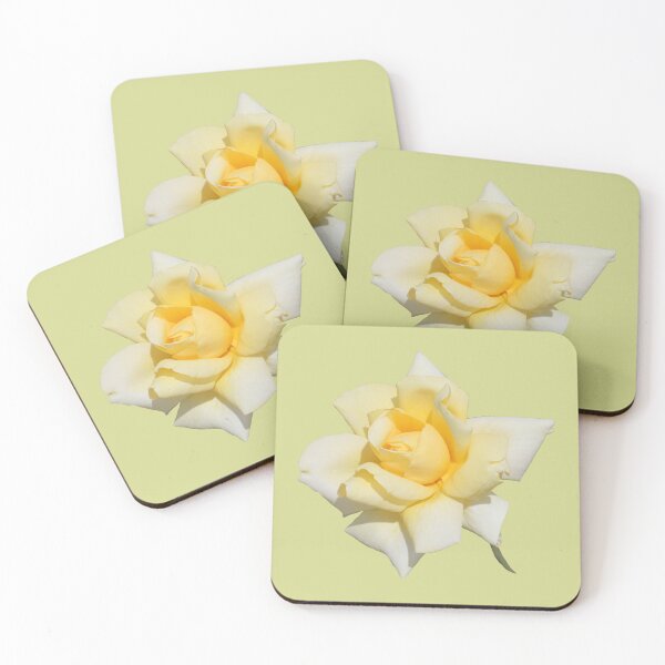 Item preview, A Pretty Yellow Rose on Pale Lime Green designed and sold by STHogan2.