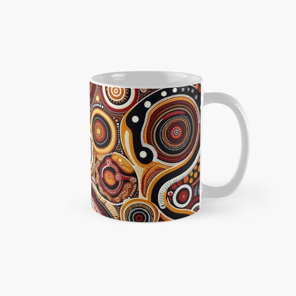 Item preview, Australian Style Abstract Dot Art Print designed and sold by PinUpPizzazz.