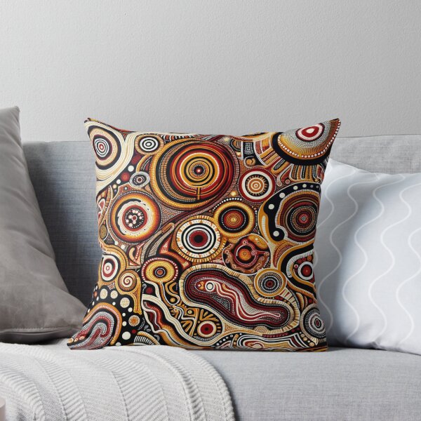 Item preview, Australian Style Abstract Dot Art Print designed and sold by PinUpPizzazz.