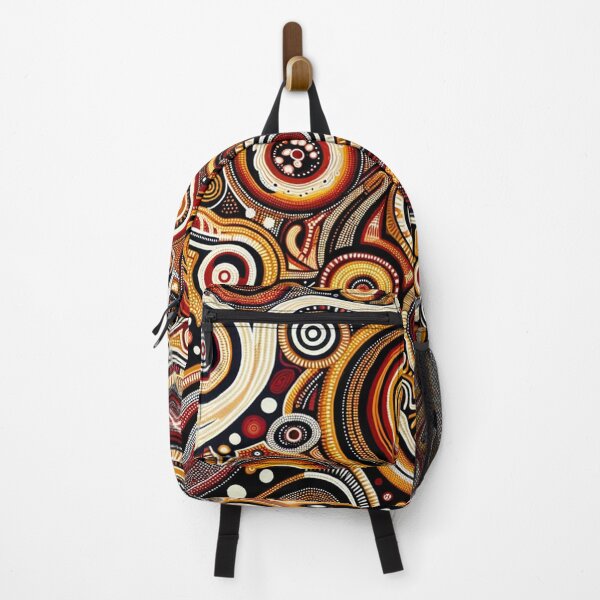Item preview, Australian Style Abstract Dot Art Print designed and sold by PinUpPizzazz.
