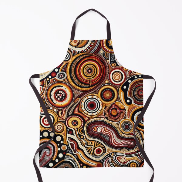 Item preview, Australian Style Abstract Dot Art Print designed and sold by PinUpPizzazz.