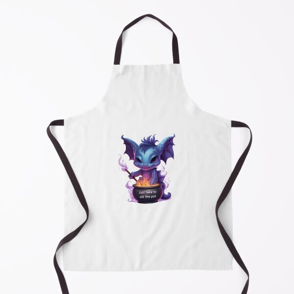 Item preview, Purple Adorable Baby Dragon - Just here to stir the pot - Sticker designed and sold by kalyssa44.