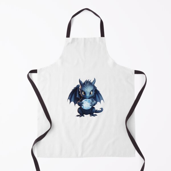 Item preview, Blue Adorable Baby Dragon with Flames Sticker designed and sold by kalyssa44.