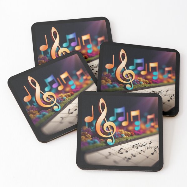 Item preview, Treble clef and score designed and sold by Artbellachi.
