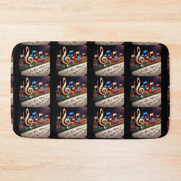 Item preview, Treble clef and score designed and sold by Artbellachi.