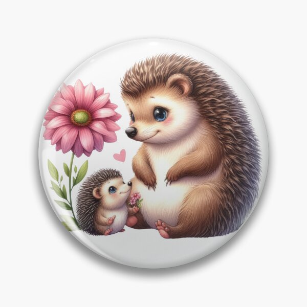 Artikelvorschau, Süße Mama und Baby-Igel! entworfen und verkauft von fribabywonder.