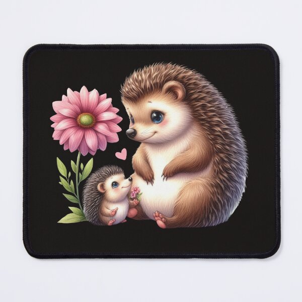 Artikelvorschau, Süße Mama und Baby-Igel! entworfen und verkauft von fribabywonder.