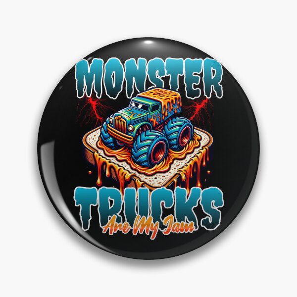 Item preview, Monster Trucks are my Jam designed and sold by Studio Bankai.