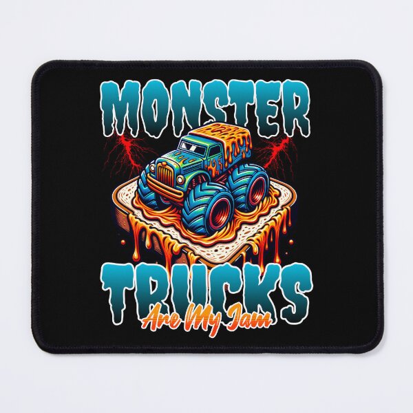 Item preview, Monster Trucks are my Jam designed and sold by Studio Bankai.