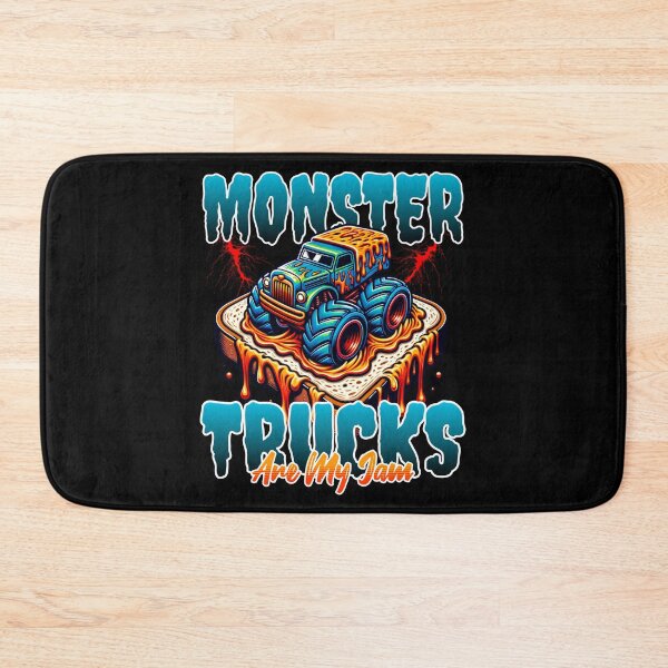 Item preview, Monster Trucks are my Jam designed and sold by Studio Bankai.