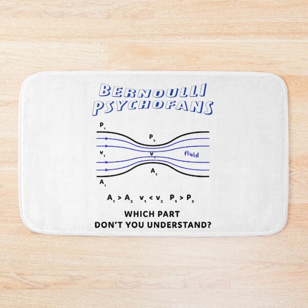 Item preview, Bernoulli Psychofans – Funny Gift for Science Geeks designed and sold by PapaMikeCrafts.