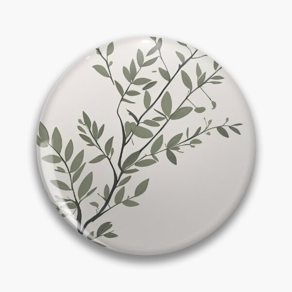 Aperçu de l'œuvre  Illustration de branche de feuilles botaniques et florales créée et vendue par TheRedPixels.