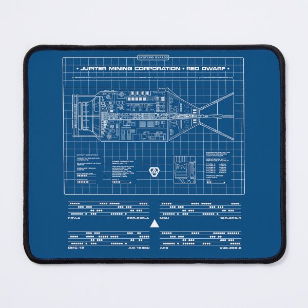 Item preview, Red Dwarf Ship Blueprint Schematic designed and sold by Darmoks-Geeks.
