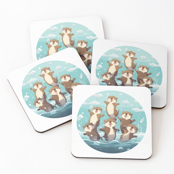 Item preview, Make a Splash! Dive into the Otter-verse with Redbubble Designs designed and sold by digizonebydas.
