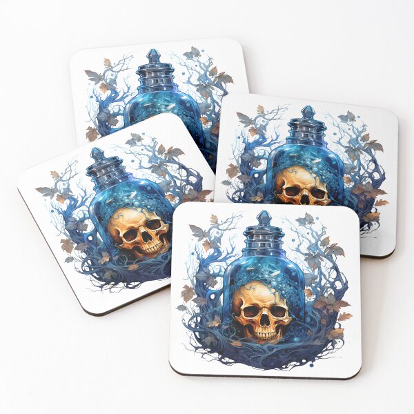 Item preview, Bottled Skull  designed and sold by MamaCsTees.