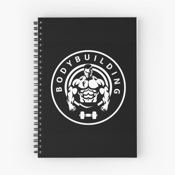 Artikelvorschau, Bodybuilding, schwarz-weißes Logo entworfen und verkauft von silent-violin.