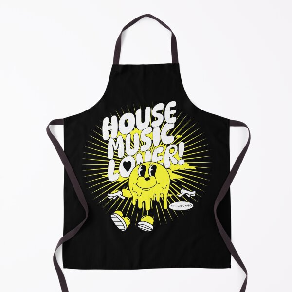 Item preview, HOUSE MUSIC  - Lover Melting Mascot (white/yellow) designed and sold by Discothreadz.