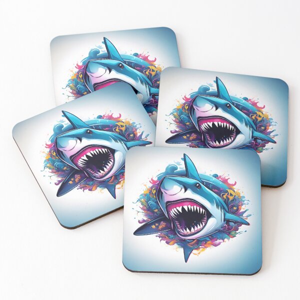 Item preview, Cool Graffiti Shark Pattern designed and sold by TheArtOfPat.