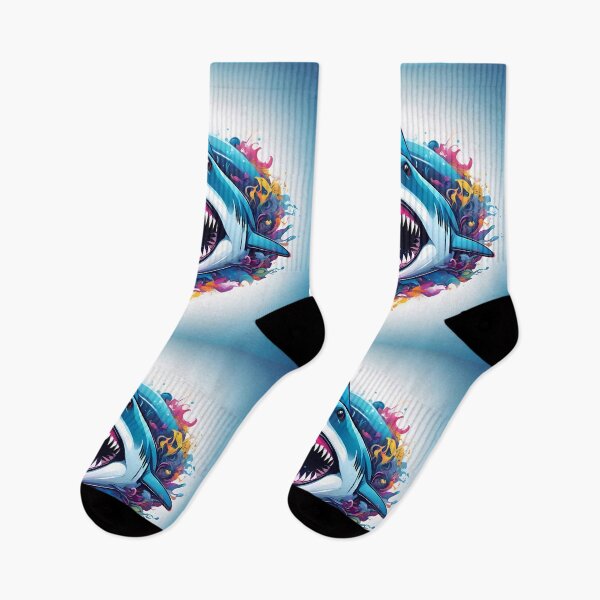 Item preview, Cool Graffiti Shark Pattern designed and sold by TheArtOfPat.