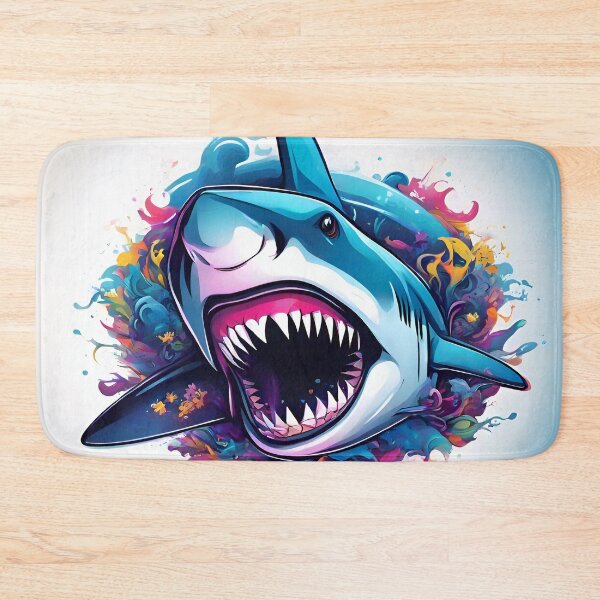 Item preview, Cool Graffiti Shark Pattern designed and sold by TheArtOfPat.