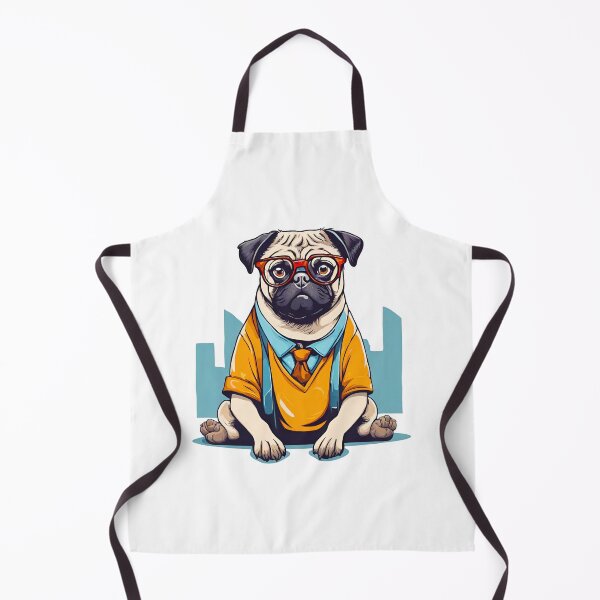 Item preview, Dorky Pug in Glasses designed and sold by Tom-Johnson.