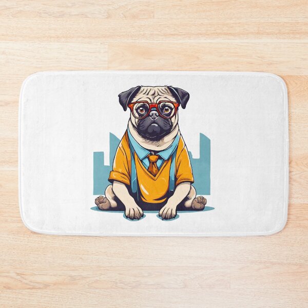 Item preview, Dorky Pug in Glasses designed and sold by Tom-Johnson.