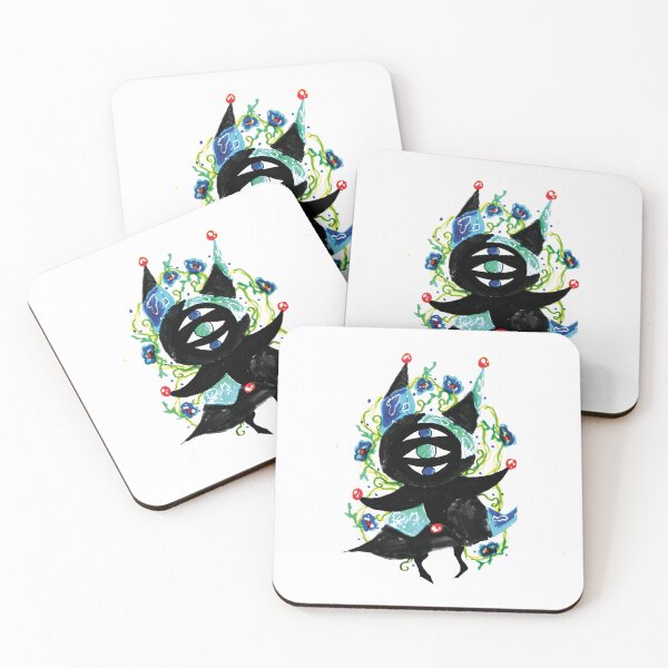 Item preview, "Dark floral mystery, mystical being." designed and sold by ThinaArte.