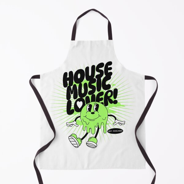 Item preview, HOUSE MUSIC  - Lover Melting Mascot (Green/Black)  designed and sold by Discothreadz.