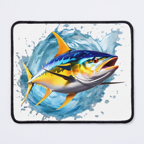 Item preview, Tuna splash geometric designed and sold by Cardsurveyors.