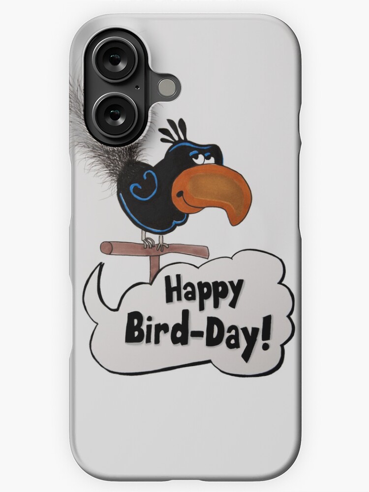 Imagen 1 de 4, Funda de iPhone con la obra Feliz día de los pájaros, diseñada y vendida por pickledbeets.