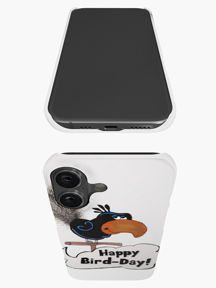 Imagen 3 de 4, Funda de iPhone con la obra Feliz día de los pájaros, diseñada y vendida por pickledbeets.
