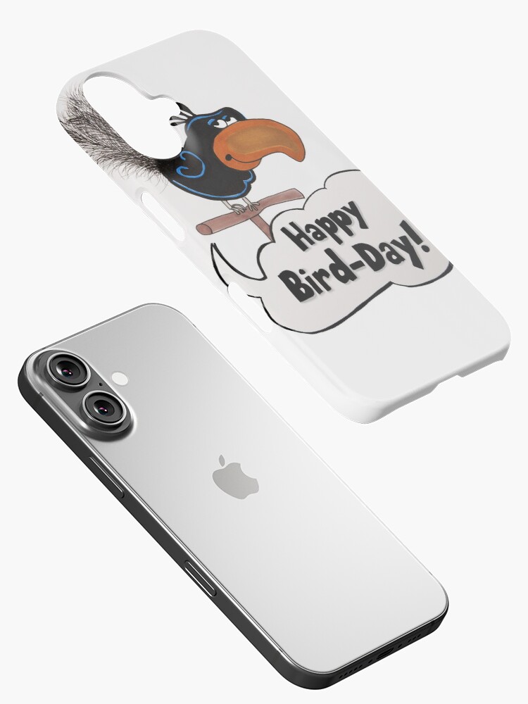 Imagen 2 de 4, Funda de iPhone con la obra Feliz día de los pájaros, diseñada y vendida por pickledbeets.