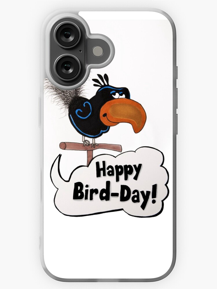 Imagen 1 de 5, Funda de iPhone con la obra Feliz día de los pájaros, diseñada y vendida por pickledbeets.