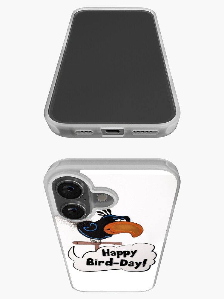 Imagen 3 de 5, Funda de iPhone con la obra Feliz día de los pájaros, diseñada y vendida por pickledbeets.