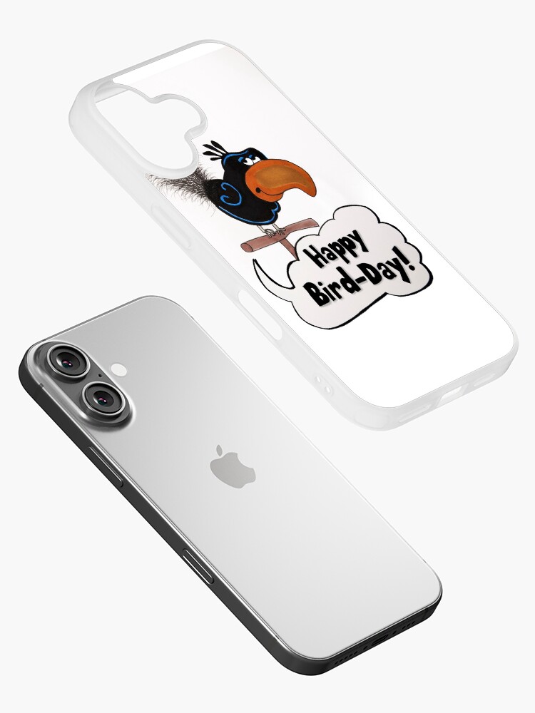 Imagen 2 de 5, Funda de iPhone con la obra Feliz día de los pájaros, diseñada y vendida por pickledbeets.