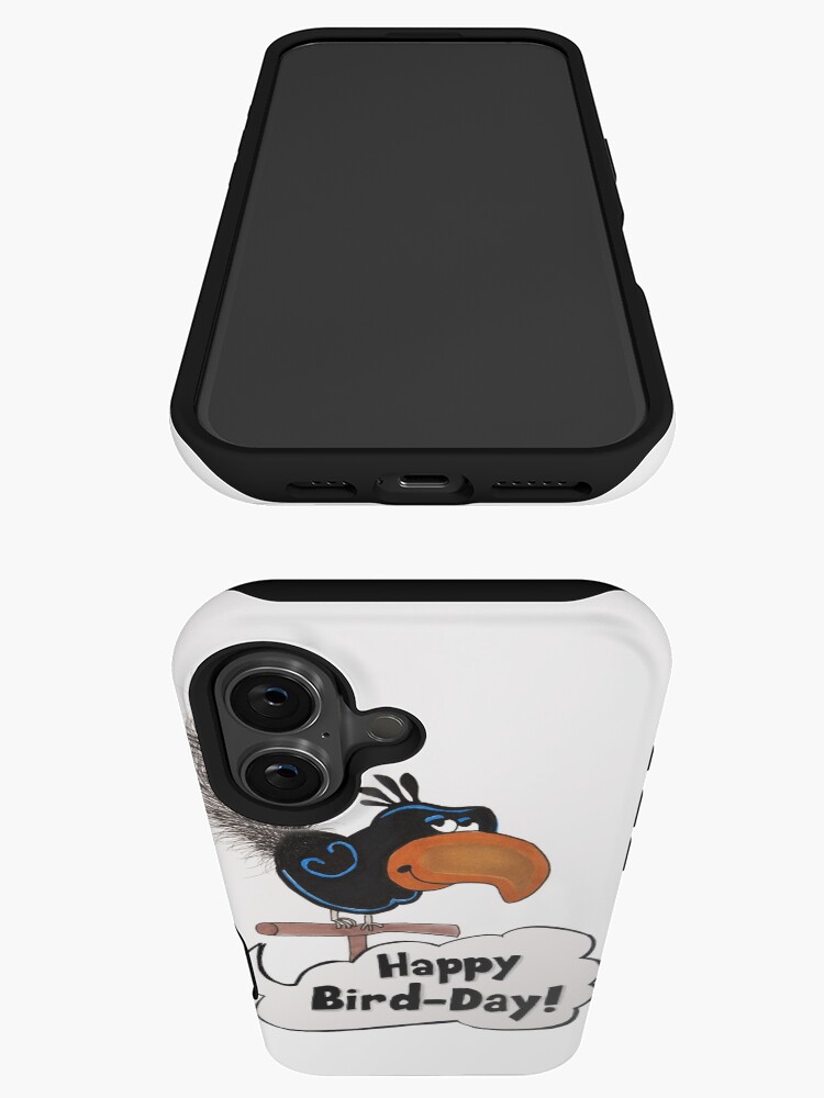 Imagen 3 de 4, Funda de iPhone con la obra Feliz día de los pájaros, diseñada y vendida por pickledbeets.