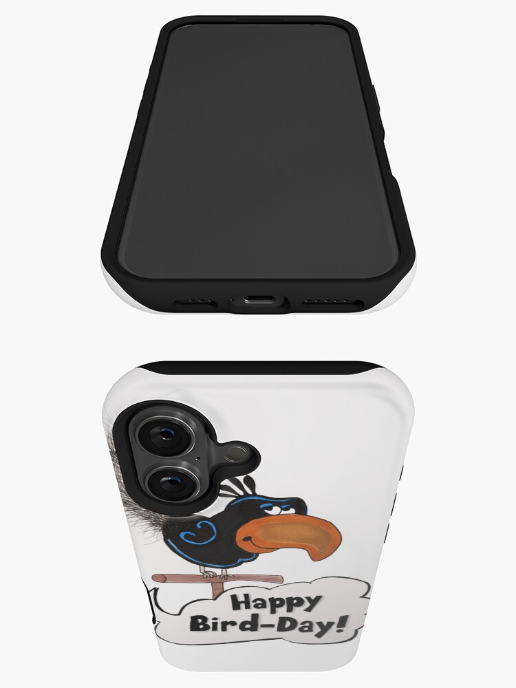 Imagen 3 de 4, Funda de iPhone con la obra Feliz día de los pájaros, diseñada y vendida por pickledbeets.