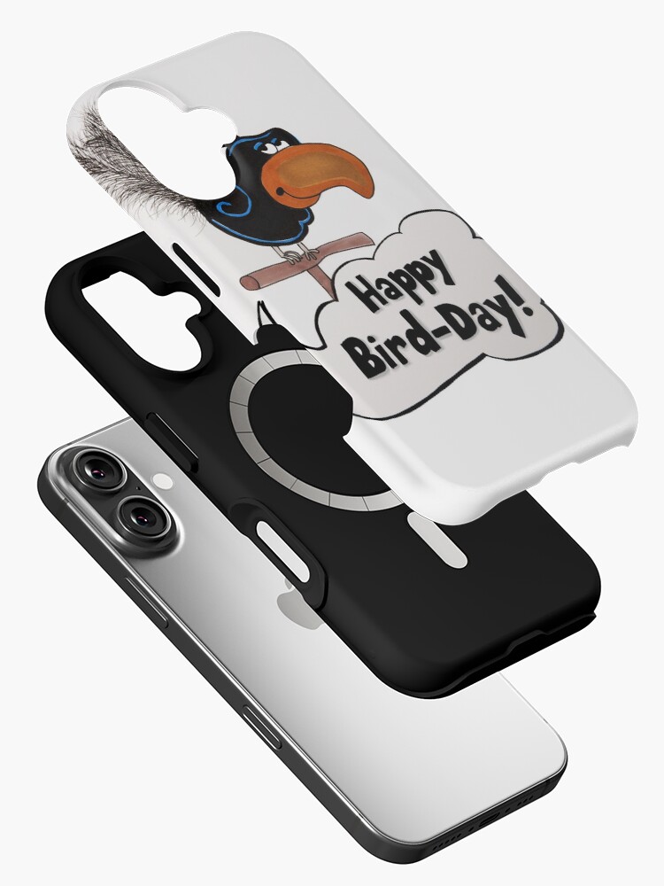 Imagen 2 de 4, Funda de iPhone con la obra Feliz día de los pájaros, diseñada y vendida por pickledbeets.