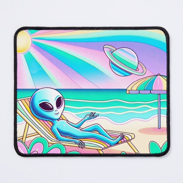 Item preview, celestial beach alien designed and sold by EasyBreezyVibes.
