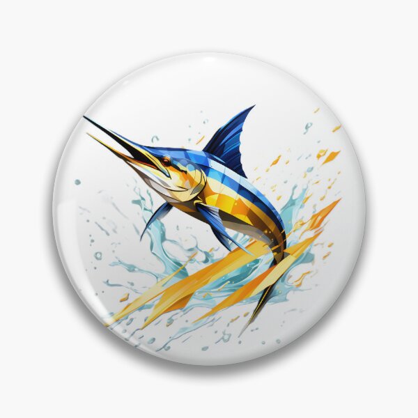 Item preview, Geometric swordfish  designed and sold by Cardsurveyors.