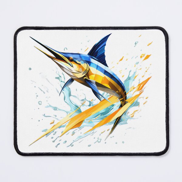 Item preview, Geometric swordfish  designed and sold by Cardsurveyors.