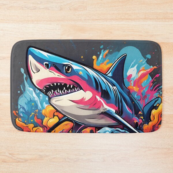 Item preview, Cool Graffiti Shark Pattern designed and sold by TheArtOfPat.