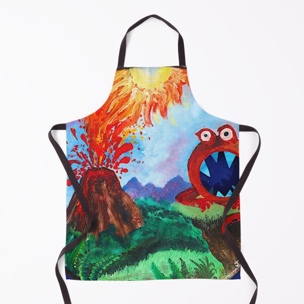 Item preview, Lava Fireball Volcano - Roaring Red Dino designed and sold by sweetlemon134.