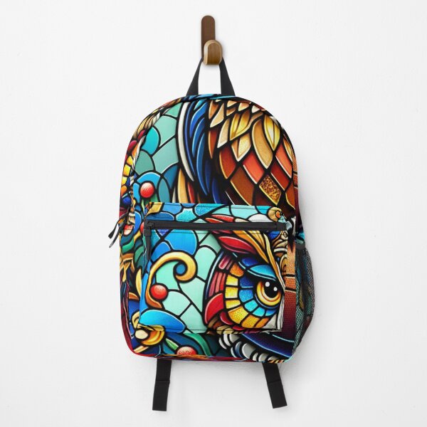Item preview, Superb Owl: Stained Glass, Funny Football Meme designed and sold by Fantasy Masterpiece.