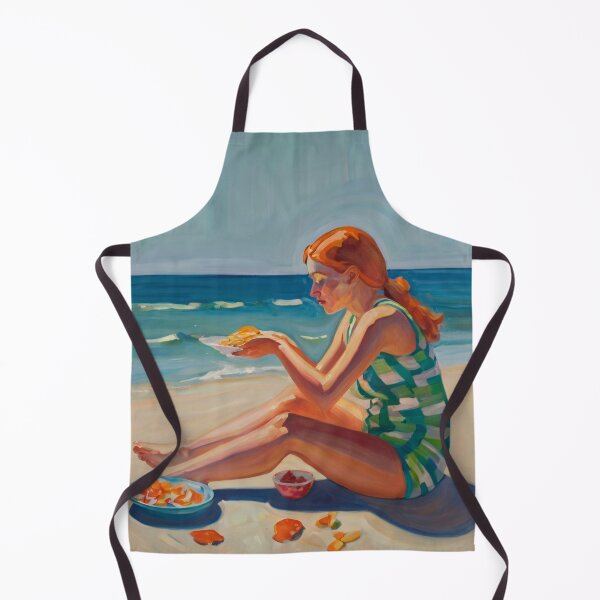 Item preview, Painting of a woman on the beach designed and sold by Working-Woman.