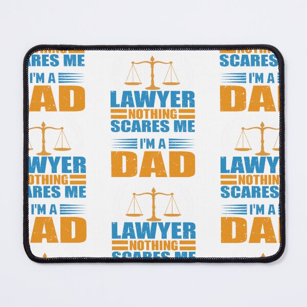 Item preview, Funny I'm A Dad And Lawyer Nothing Scares Me Father & Uncle designed and sold by roboartpixel.