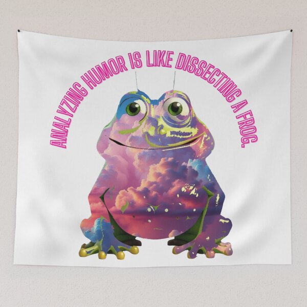 Item preview, Frog Humor:  Analyzing humor is like dissecting a frog. designed and sold by RvinJo8.